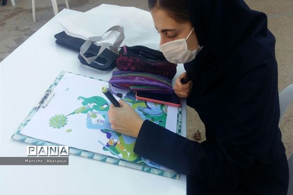 آیین بازگشایی مدارس در هنرستان  دخترانه محمودیه بجنورد
