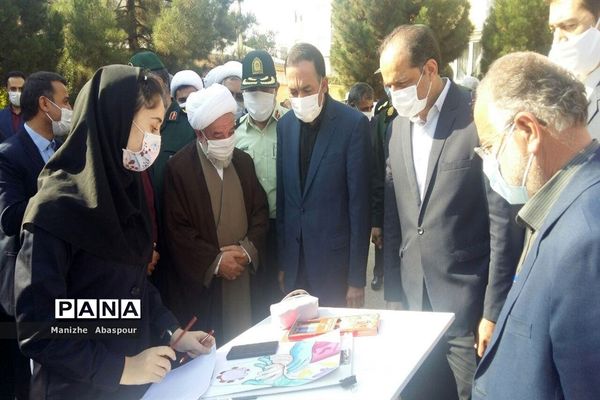 آیین بازگشایی مدارس در هنرستان  دخترانه محمودیه بجنورد