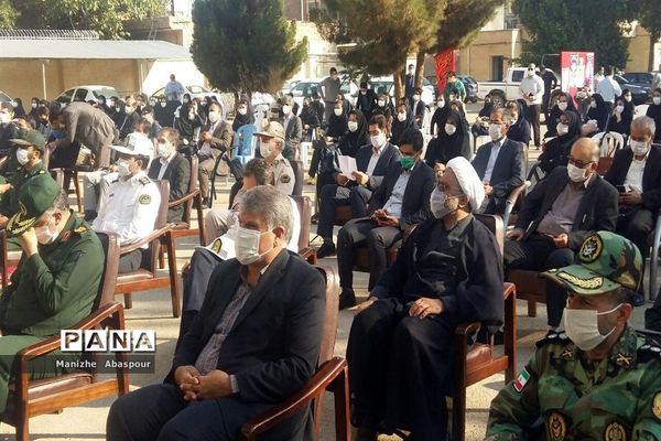 آیین بازگشایی مدارس در هنرستان  دخترانه محمودیه بجنورد