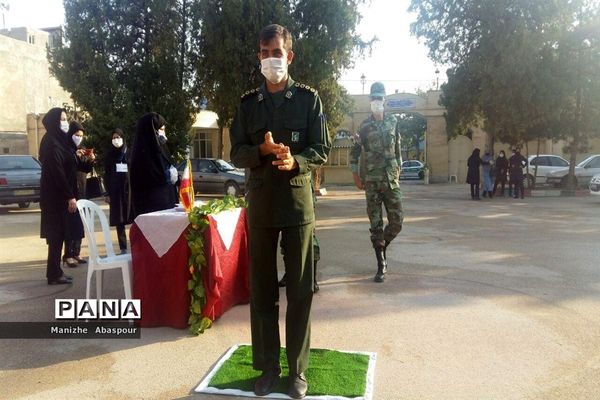 آیین بازگشایی مدارس در هنرستان  دخترانه محمودیه بجنورد