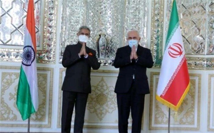 دیدار و گفت‌وگوی وزرای خارجه ایران و هند