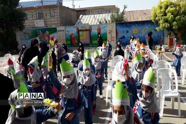 آیین بازگشایی مدارس شهرستان رزن