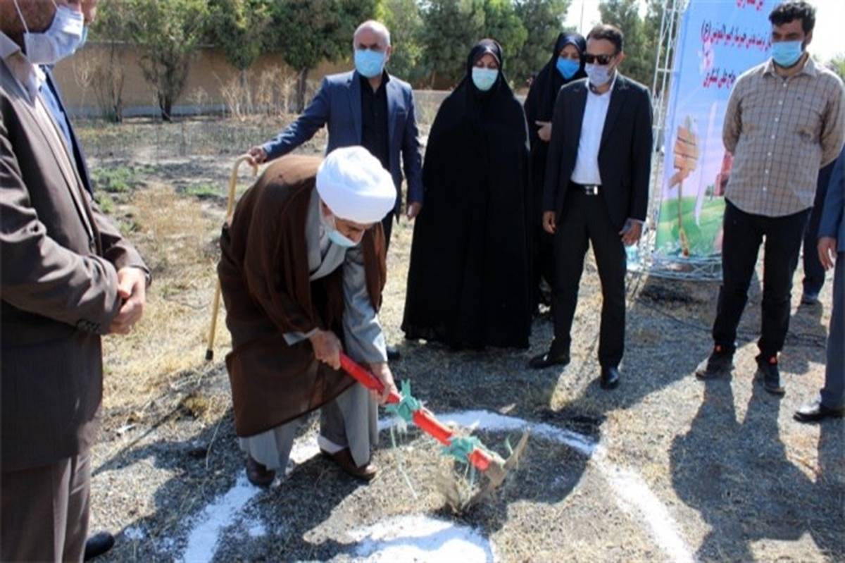 برگزاری مراسم کلنگ زنی هنرستان تربیت بدنی خیر ساز پسران امیر المومنین(ع) اسلامشهر