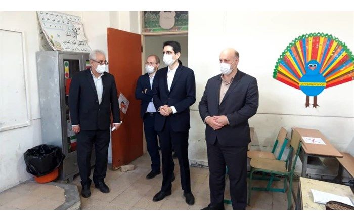 بازدید سرزده معاون هماهنگی امور فرهنگی و اجتماعی رئیس‌جمهور از مدرسه شهدای امرآباد ورامین