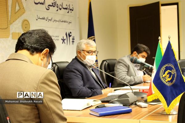 نشست خبری مدیرکل کمیته امداد امام خمینی (ره) و رییس سازمان دانش‌آموزی خوزستان