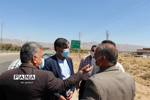 بازدید مدیرکل دفتر فنی استانداری فارس از پروژه‌های شهرداری نی‌ریز