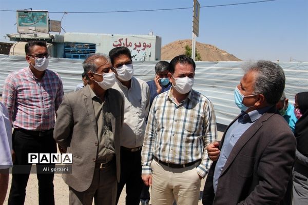 بازدید مدیرکل دفتر فنی استانداری فارس از پروژه‌های شهرداری نی‌ریز