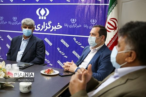 بازدید ابراهیم امینی، نایب رئیس شورای اسلامی شهر تهران از خبرگزاری پانا