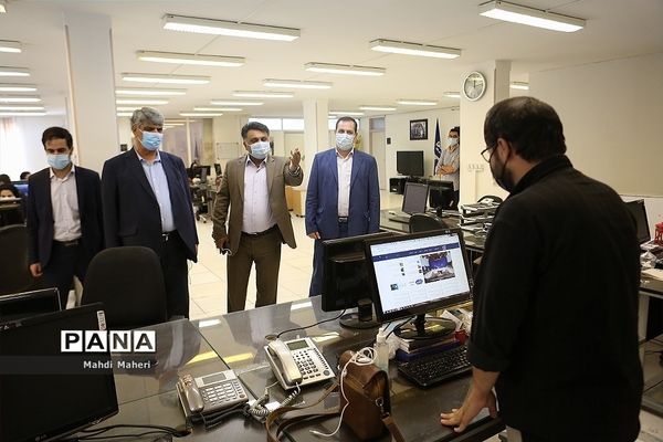 بازدید ابراهیم امینی، نایب رئیس شورای اسلامی شهر تهران از خبرگزاری پانا