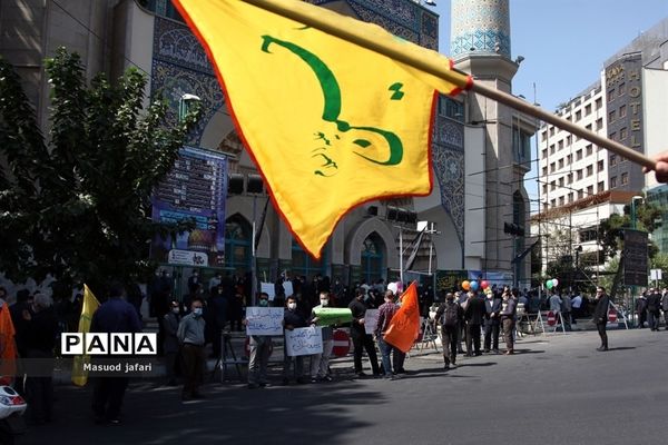 تجمع در حمایت از فلسطین در تهران