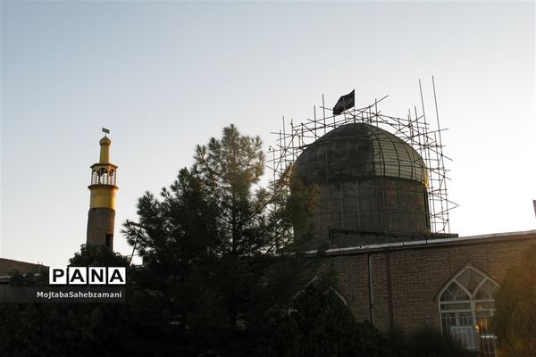 بازسازی گنبد امامزاده سید محمد(ع) در کاشمر