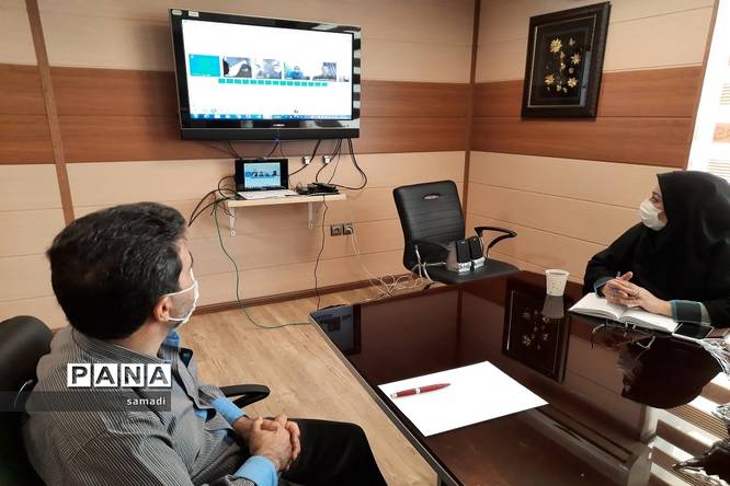جلسه ویدئو کنفرانس مشاوران پایگاههای انتخاب رشته داوطلبان کنکور منطقه 13