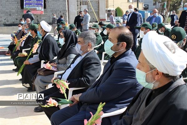 گلباران وعطر افشانی مزارشهدای هشت سال دفاع مقدس شهرستان اسلامشهر