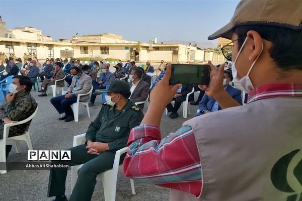 مراسم بزرگداشت هفته دفاع مقدس در آموزش و پرورش کاشمر