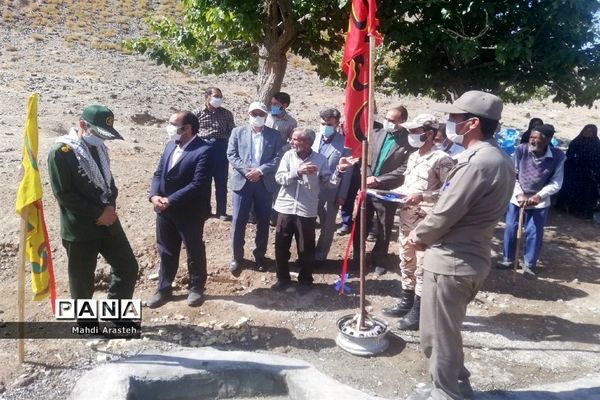 افتتاح قنات روستای کاجو بخش ماژان شهرستان خوسف توسط  سپاه پاسداران