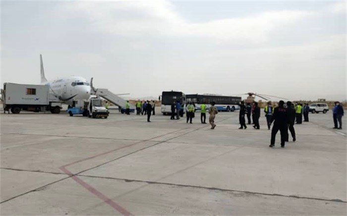 فرود اضطراری  هواپیمای  چابهار - مشهد در فرودگاه زاهدان به دلیل نقص فنی