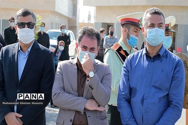 بدرقه پیکر شهیده مدافع سلامت استان بوشهر با کاروان اشک