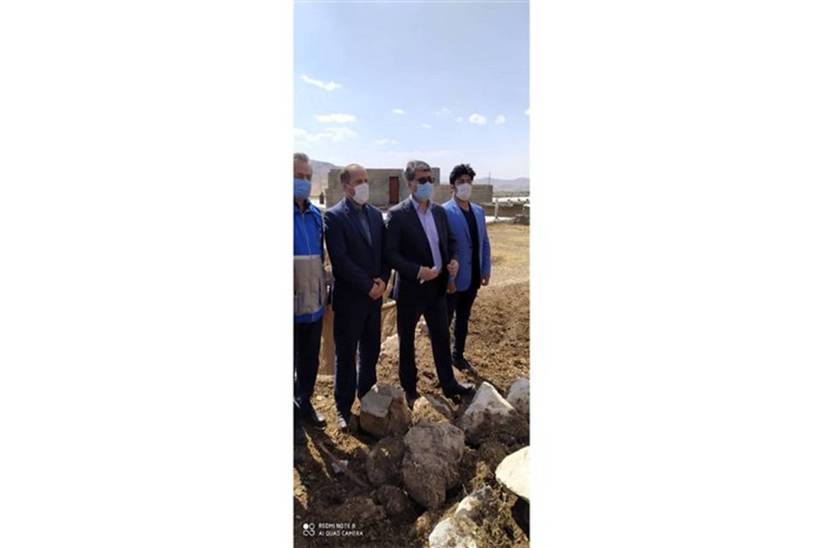 بازدید از مناطق سیل زده در هرسین