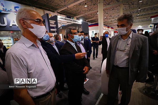 افتتاحیه نمایشگاه بین المللی فولاد ایران در جزیره کیش