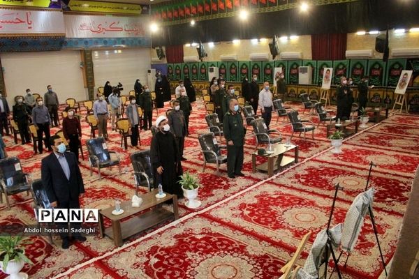 آیین رونمایی از تولیدات فرهنگی هنری سپاه امام صادق علیه السلام  استان بوشهر