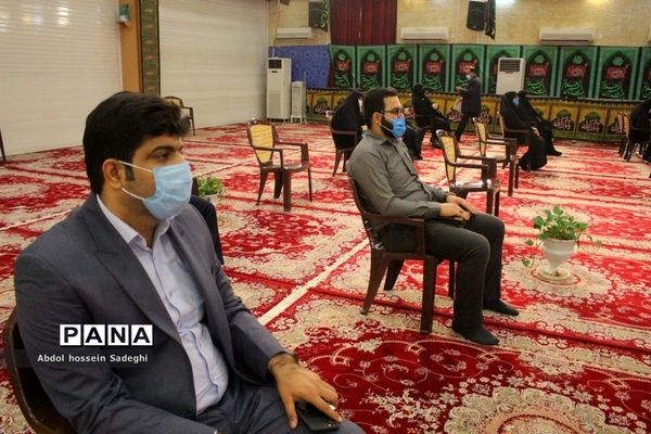 آیین رونمایی از تولیدات فرهنگی هنری سپاه امام صادق علیه السلام  استان بوشهر