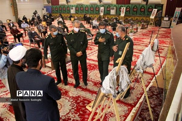 آیین رونمایی از تولیدات فرهنگی هنری سپاه امام صادق علیه السلام  استان بوشهر