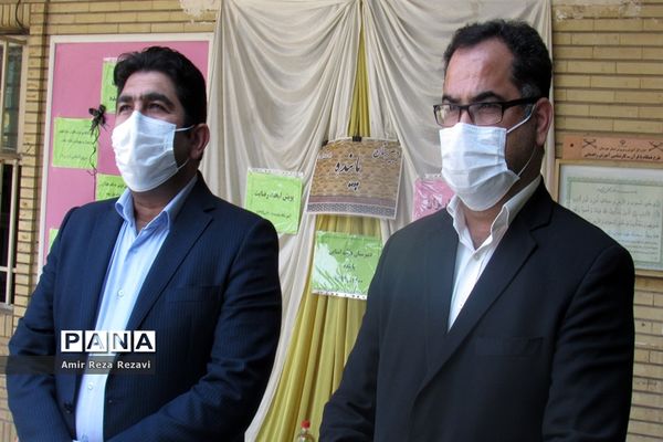 بازدید مدیر سازمان دانش‌آموزی خوزستان از مدرسه  تشکیلاتی پاینده