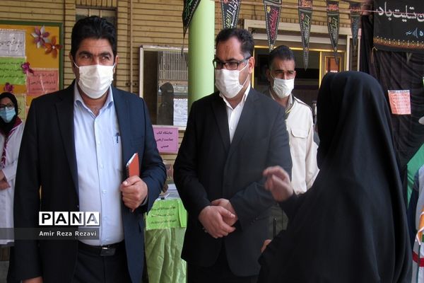 بازدید مدیر سازمان دانش‌آموزی خوزستان از مدرسه  تشکیلاتی پاینده
