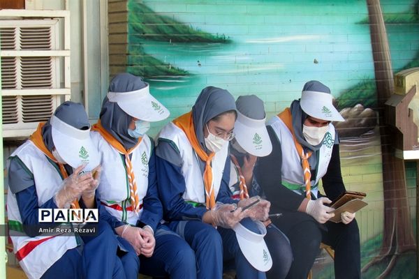 بازدید مدیر سازمان دانش‌آموزی خوزستان از مدرسه  تشکیلاتی پاینده