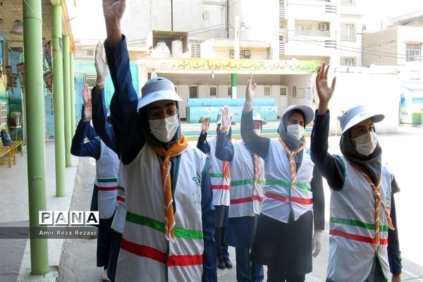 بازدید مدیر سازمان دانش‌آموزی خوزستان از مدرسه  تشکیلاتی پاینده