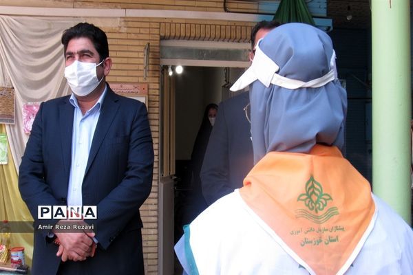 بازدید مدیر سازمان دانش‌آموزی خوزستان از مدرسه  تشکیلاتی پاینده