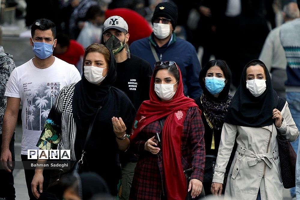 تهران در روزهای اجباری شدن ماسک