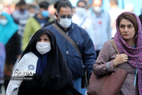 تهران در روزهای اجباری شدن ماسک