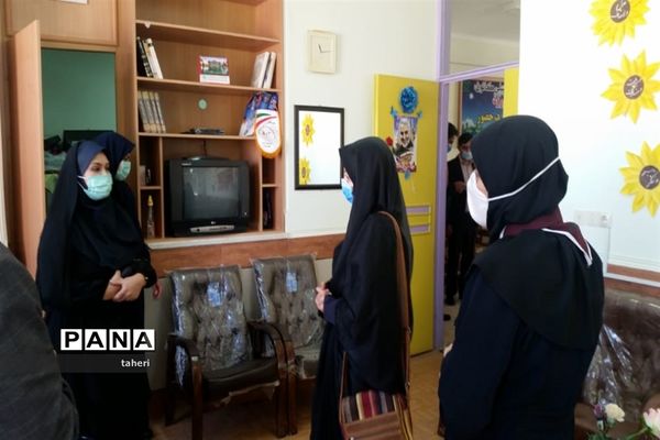 بازدید رئیس سازمان دانش‌آموزی فارس از فعالیت‌های پیشتازان در نی ریز