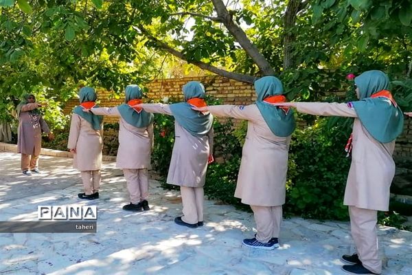 بازدید رئیس سازمان دانش‌آموزی فارس از فعالیت‌های پیشتازان در نی ریز