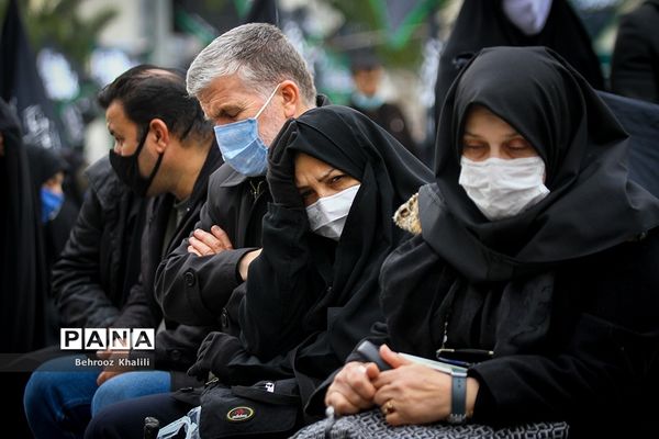 اجتماع بزرگ عزاداران فاطمی در میدان هفت تیر تهران