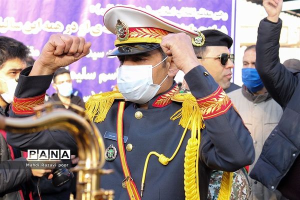تدفین شهید گمنام در تبریز