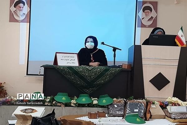 مراسم تجلیل از برترین‌های جشنواره تابستان شاد و مانور زلزله سازمان دانش‌آموزی رودهن