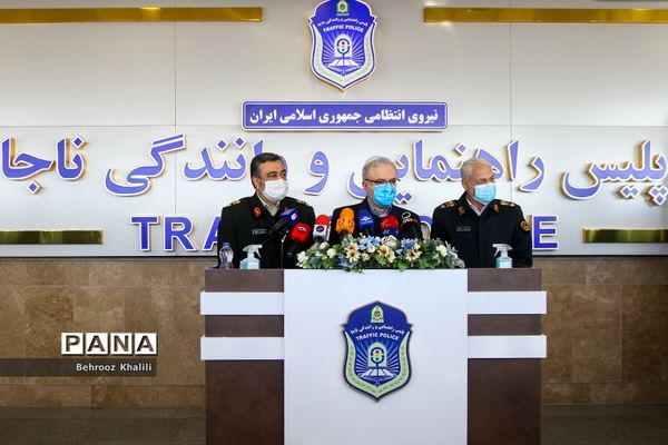 بازدید وزیر بهداشت و فرمانده ناجا از پلیس راهور