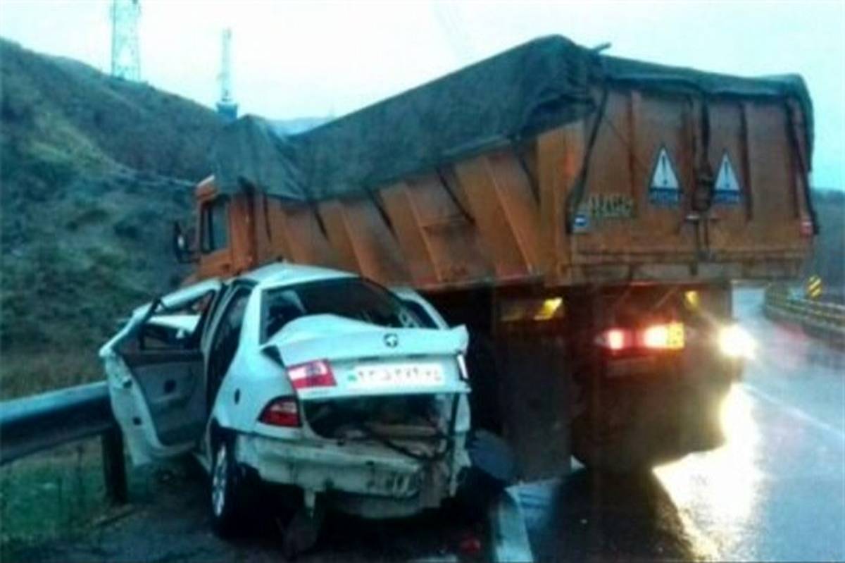 تصادف در محور کرمانشاه-کامیاران ۵ کشته به جا گذاشت