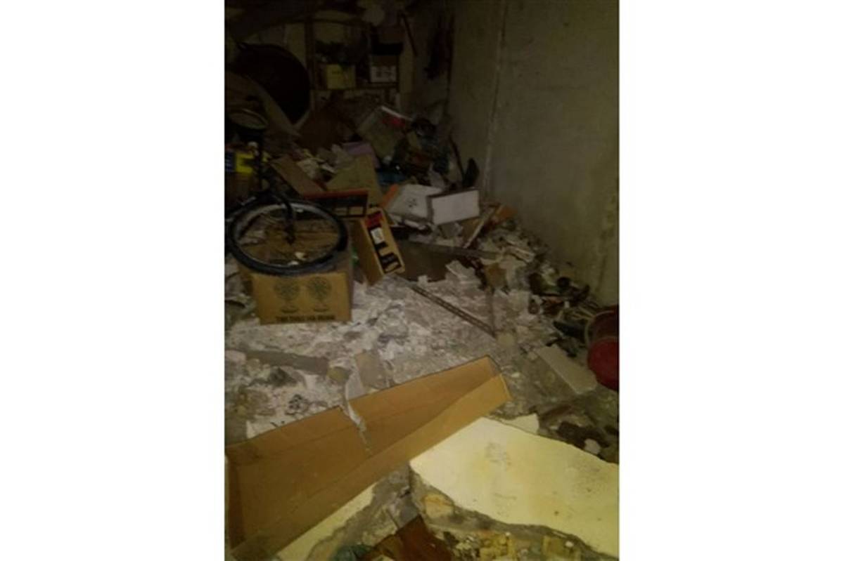 انفجار جزئی در ساختمان مسکونی خیابان شهید آیت