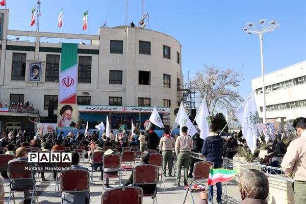 مراسم گلبانگ انقلاب در میدان شهدای  مشهد