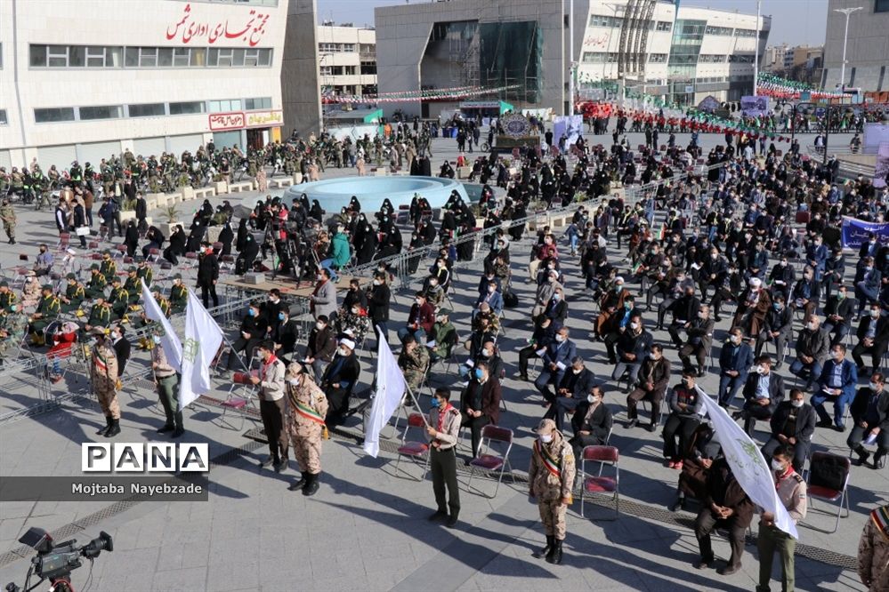 مراسم گلبانگ انقلاب در میدان شهدای  مشهد