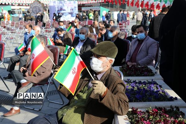 مراسم گلبانگ انقلاب در میدان شهدای  مشهد