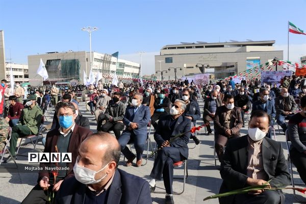 مراسم گلبانگ انقلاب در میدان شهدای  مشهد