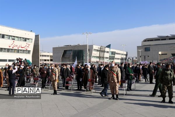 مراسم گلبانگ انقلاب در میدان شهدای  مشهد