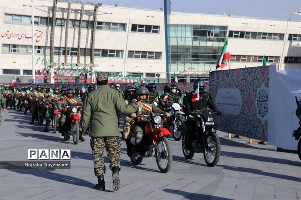 مراسم گلبانگ انقلاب در میدان شهدای  مشهد