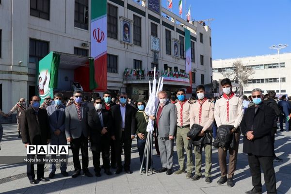 مراسم گلبانگ انقلاب در میدان شهدای  مشهد