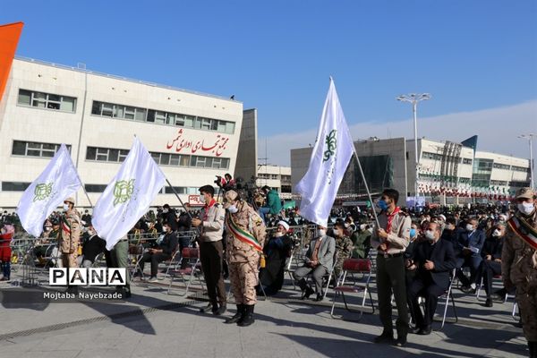 مراسم گلبانگ انقلاب در میدان شهدای  مشهد