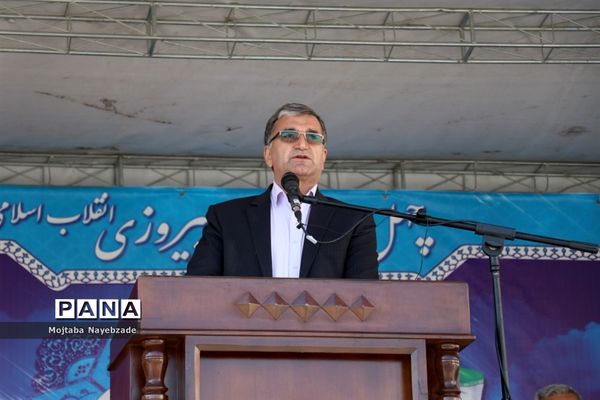 مراسم گلبانگ انقلاب در میدان شهدای  مشهد